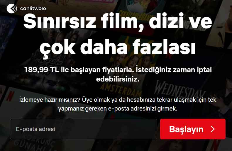 netflix uyelik