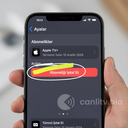 apple tv iptal mobile